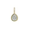 Water Drop Drop Shape Teardrop Jewelry Gold Plated Copper Cubic Zirconia Metal Pendant