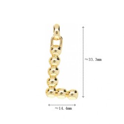 Approx 14.4x33.3mm Gold...