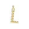 Approx 14.4x33.3mm Gold Plated Letter Pendant For Women Jewelry Special Gift