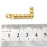 Approx 14.4x33.3mm Gold Plated Letter Pendant For Women Jewelry Special Gift