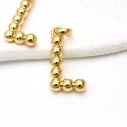 Approx 14.4x33.3mm Gold Plated Letter Pendant For Women Jewelry Special Gift