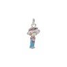 Approx 8.7x20.3mm Little Girl Pendant Silver Plated Enamel Charms For Women Jewelry Special Gift