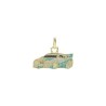 Approx 15.6x12.7mm Enamel Gold Plated Car Pendant Charms Jewelry For Women Special Gift