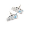 Approx 15.8x12.4mm Silver Plated Pendant Car Enamel Charms Jewelry For Women Special Gift