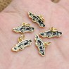 Approx 15.1x12.4mm Gold Plated Enamel Pendant Car Charms Special Gift Jewelry For Women