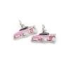 Approx 15.8x12.7mm Enamel Silver Plated Car Pendant Charms Special Gift Jewelry For Women