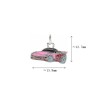 Approx 15.8x12.7mm Enamel Silver Plated Car Pendant Charms Special Gift Jewelry For Women