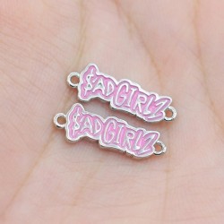 Approx 7x19mm Black Pink...