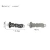 Approx 18.1x6.6mm Letter Silver Plated Black Enamel Connector Special Gift For Women Jewelry