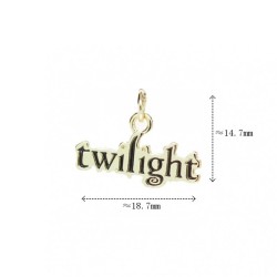 Approx 18.7x14.7mm Enamel Pendant Letter Gold Plated Colors Charms Jewelry Special Gift For Women