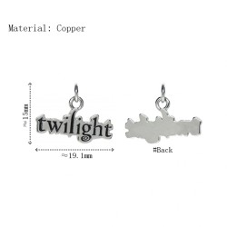 Approx 19.1x15mm Pendant Enamel Letter Silver Plated Colors Charms Jewelry For Women Special Gift