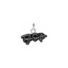 Approx 16.1x13.9mm Letter Pendant Silver Plated Enamel Charms Special Gift Jewelry For Women
