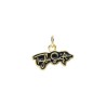 Approx 16.2x13.9mm Pendant Enamel Letter Gold Plated Charms For Women Special Gift Jewelry