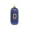Approx 11.9x30.1mm Stone Lapis Lazuli Square Rectangle Round Coin Shape Gold Plated Invisible Setting Pendant