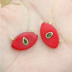 Approx 21.8x13.1mm Agate...