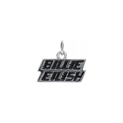 Approx 16.5x14.2mm Alphabet Letter Black Enamel Silver Plated Pendant Charms Jewelry For Women Special Gift