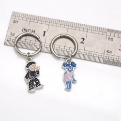 Approx 40mm Letter Silver Plated Hoop Earrings For Women Jewelry Special Gift