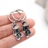 Approx 40mm Silver Plated Letter Hoop Earrings Jewelry Special Gift For Women
