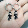 Approx 40mm Silver Plated Letter Hoop Earrings Jewelry Special Gift For Women