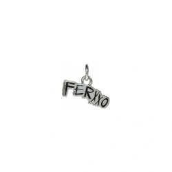 Approx 13.6x13.1mm Pendant Enamel Black Letter Silver Plated Charms Special Gift Jewelry For Women