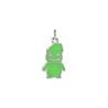 Approx 9.8x21.2mm Green Colors Silver Plated Pendant Halloween Enamel Horror Movie Charms Special Gift Jewelry For Women
