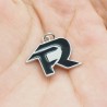 Approx 21.1x21.5mm Silver Plated Letter Pendant Enamel Charms Special Gift For Women Jewelry
