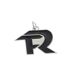 Approx 21.1x21.5mm Silver Plated Letter Pendant Enamel Charms Special Gift For Women Jewelry