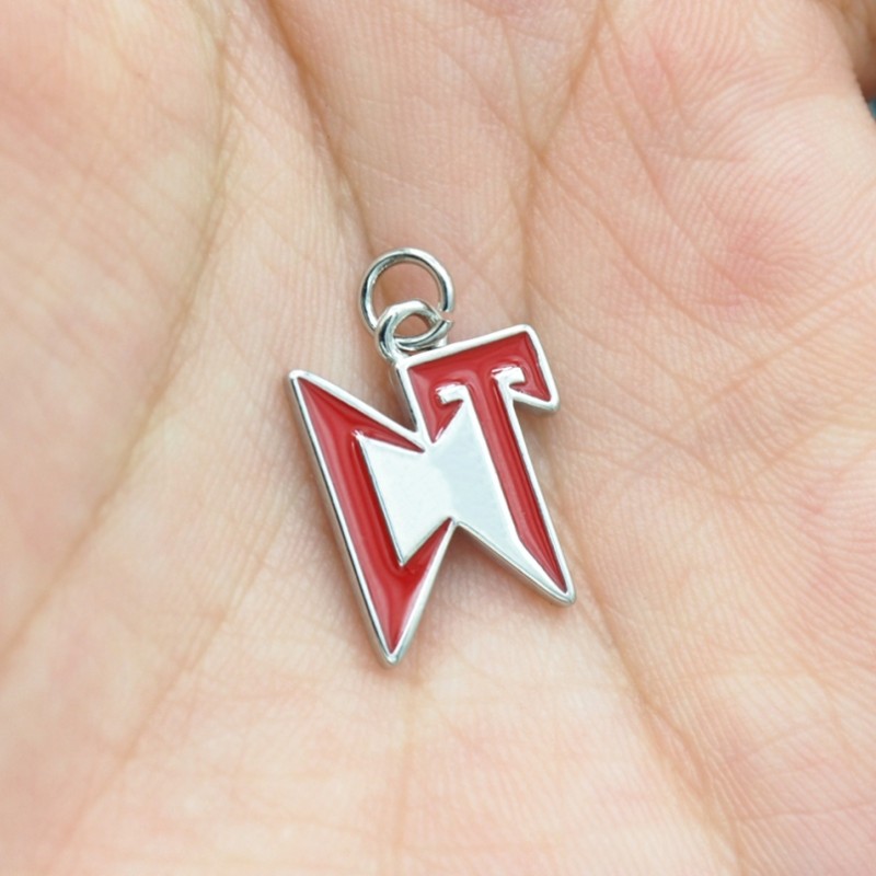 Approx 17x13mm Pendant Letter Enamel Silver Plated Black Charms For Women Jewelry Special Gift