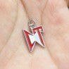 Approx 17x13mm Pendant Letter Enamel Silver Plated Black Charms For Women Jewelry Special Gift