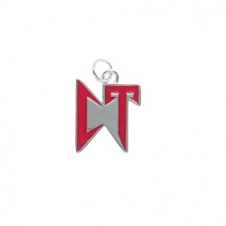 Approx 17x13mm Pendant Letter Enamel Silver Plated Black Charms For Women Jewelry Special Gift