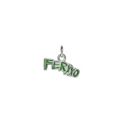 Approx 14.1x12.9mm Enamel Letter Silver Plated Pendant Black Charms Special Gift For Women Jewelry