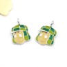 Approx 13.8x19.6mm Head Portrait Silver Plated Pendant Enamel Charms Jewelry Special Gift For Women