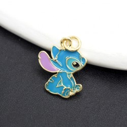 Approx 13.7x20.5mm Pendant Enamel Mix Color Animal Gold Plated Charms Jewelry Special Gift For Women