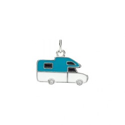 Approx 17x15mm Pendant Touring Car Enamel Silver Plated Charms For Women Jewelry Special Gift