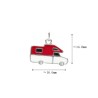 Approx 16.6x14.8mm Touring Car Enamel Silver Plated Pendant Charms For Women Jewelry Special Gift