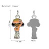 Approx 9.4x20.9mm Little Girl Enamel Pendant Silver Plated Charms Special Gift For Women Jewelry