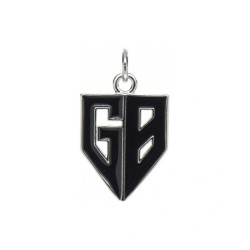 Approx 13.6x23.3mm Letter Silver Plated Enamel Pendant Charms For Women Special Gift Jewelry