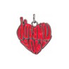 Approx 18.2x21mm Enamel Letter Point Gun Plated Pendant Black Her Charms Jewelry For Women Special Gift