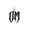 Approx 16.2x23.9mm Enamel Letter Silver Plated Pendant Charms For Women Special Gift Jewelry