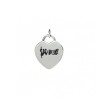 Approx 18x15mm Silver Plated Her Black Pendant Enamel Letter Point Charms Special Gift Jewelry For Women