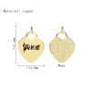 Approx 18x15mm Black Gold Plated Enamel Pendant Point Letter Her Charms Special Gift Jewelry For Women