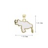  Enamel Venezuela Map Jewelry Gold Plated Copper Metal Pendant