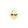 Approx 18x15mm Black Gold Plated Enamel Pendant Point Letter Her Charms Special Gift Jewelry For Women