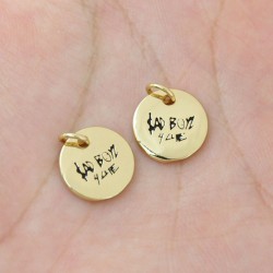 Approx 11.1x14.6mm Letter...