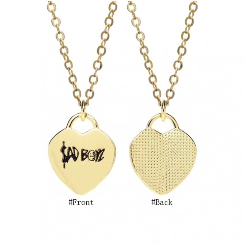 18x2inch Letter Point Chains Necklaces Enamel Her Gold Plated Black Necklace For Women Jewelry Special Gift