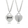 18x2inch Point Letter Silver Plated Chains Necklaces Her Black Enamel Necklace Jewelry Special Gift For Women