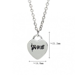 18x2inch Point Letter Silver Plated Chains Necklaces Her Black Enamel Necklace Jewelry Special Gift For Women