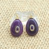 Approx 13x22.7mm Pendant Invisible Setting Teardrop Drop Shape Gold Plated Jade Cubic Zirconia Charms Jewelry For Women