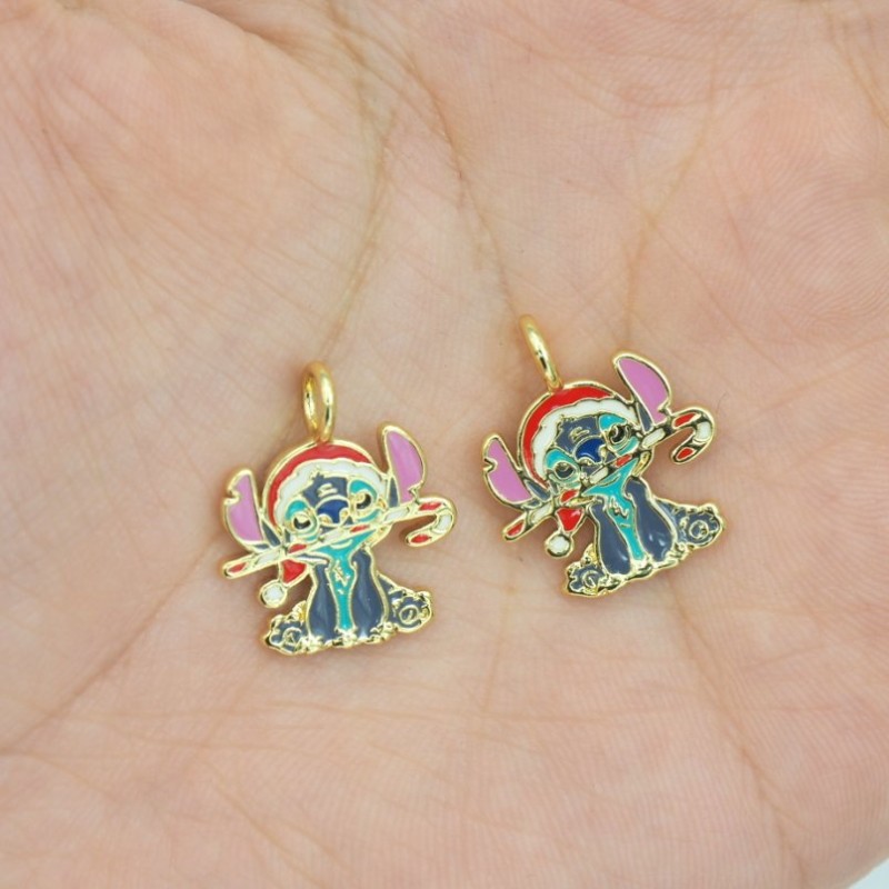 Approx 16.6x20mm Animal Mix Color Enamel Gold Plated Pendant Charms Special Gift For Women Jewelry
