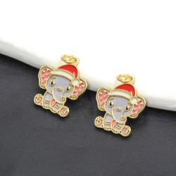 Approx 14.9x21.3mm Elephant...